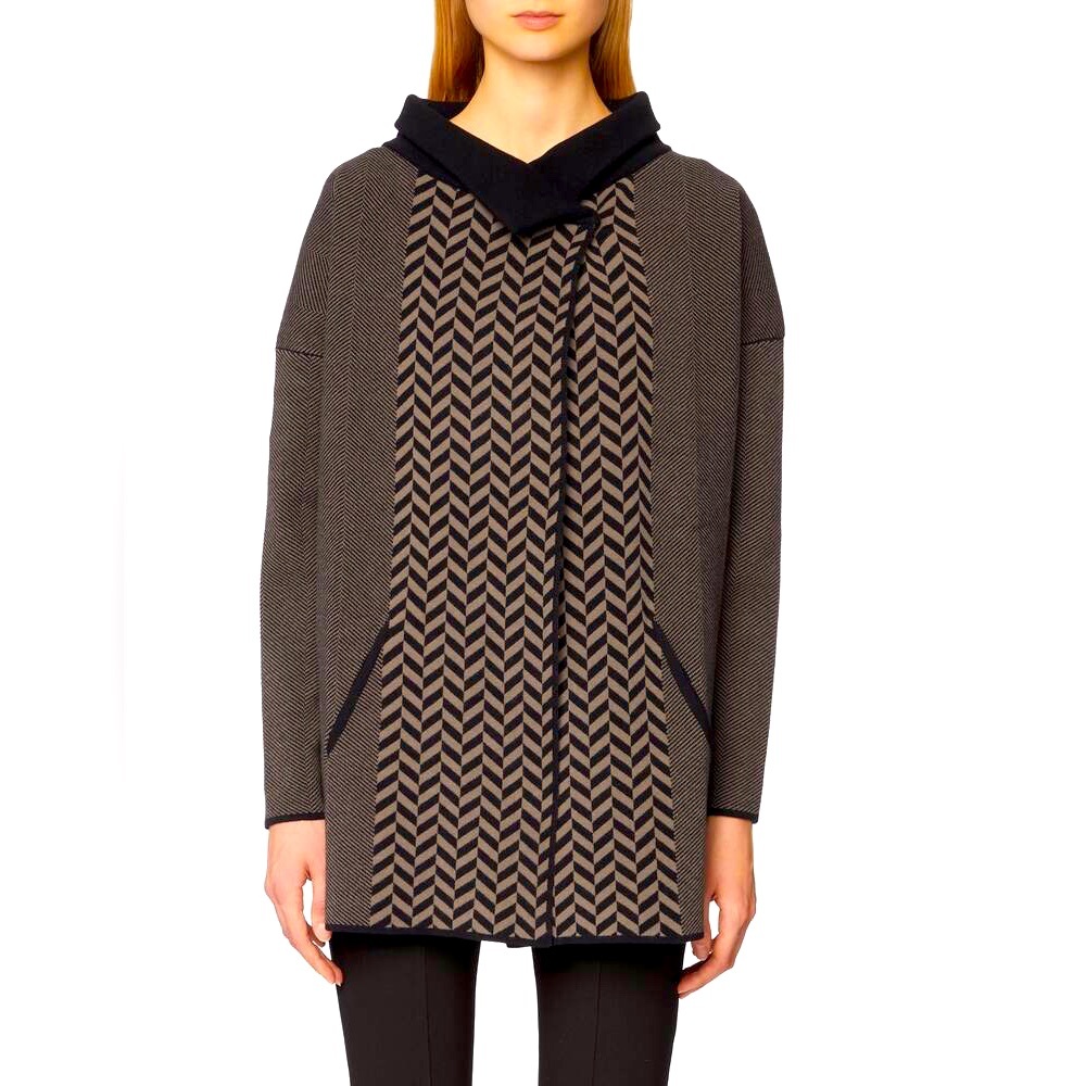 SARAH PACINI LONG CARDIGAN - JACQUARD
MADE IN ITALY